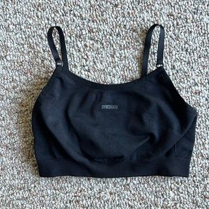Gymshark Flex Strappy Sports Bra in Black size Small